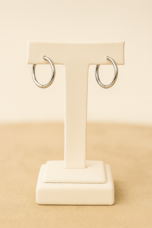 Argola aço inox click fina 2 cm